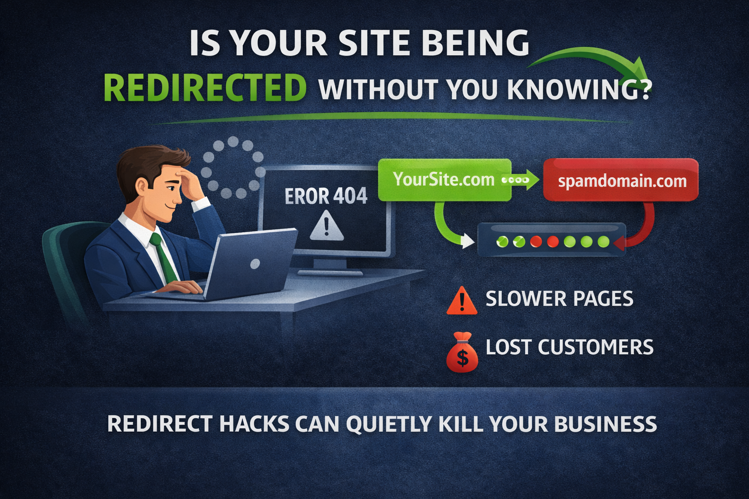 Is your site being redirected without you knowing?
